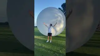 Blowing Up The World&rsquo;s Largest Balloon!👀🎈(MASSIVE) #shorts