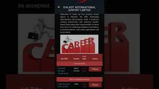 Sialkot International airport Jobs #2023 #career #jobs #viral #punjab #airport #apply #now #shorts