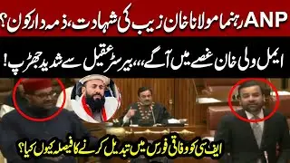 Aimal Wali Khan and Barrister Aqeel Clash Over ANP Leader&rsquo;s Death | Senate Sparks Heated Debate