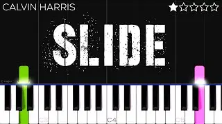 Calvin Harris - Slide ft. Frank Ocean, Migos | EASY Piano Tutorial