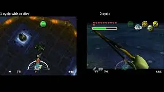 GBT gyorg cs skip with ocarina dive comparison
