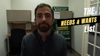 The Needs & Wants List!