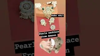 Amazon Finds. Zaveri pearls necklace. #zaveripearls #necklace #pearlnecklaceset #jewellery #haul