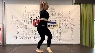 &Aacute;cs Bea (Lady Style Academy) - Salsa basic styling workshop @ &iexcl;Gusto Cubano! 2024-jun #festival