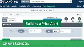 Technical Alert Workbench: Creating Your Own Alerts