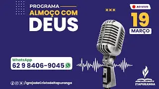 Programa Almo&ccedil;o Com Deus | Bp. Nivon Lima  e Bp. Valterson Alves