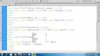 Student registration system using Adobe Dreamwaver