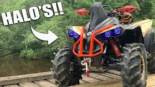 HOW TO INSTALL HALOS ON AN ATV! 2019 Canam Renegade 1000 XMR