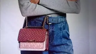 Micheal Kors| Jade extra Small Tri-Color Logo Crossbody bag