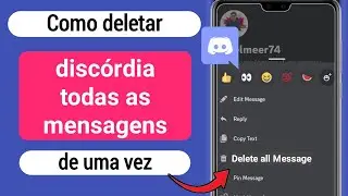 Como excluir todas as mensagens do Discord no celular de uma vez (2023) | Excluir mensagem disc&oacute;rdia
