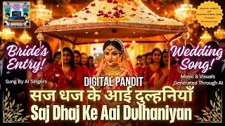 Saj Dhaj Ke Aai Dulhaniyan | सज धज के आई दुल्हनियाँ - Bridal Entry Song that will Make Everyone Cry