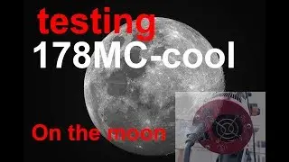 ZWO ASI 178 MC camera test on the moon