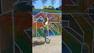 #summer #sun #graffiti #dance #tanakoko #lifestyle🦋💐💜🌻🌿🌞💚🙋&zwj;♀️