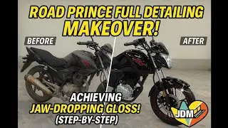 Detailing Black Bike ULTIMATE: Full Paint Correction & Client's JAW-DROPPING Reaction!