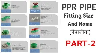 PPR Pipe Fitting Name Size And Working In Nepali || Plumbing Tech In Nepali || Part-2 || #NepaliTech