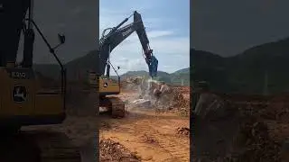 anyone needs high performance hydraulic breaker hammer?  #excavatorattachments #excavator