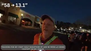 Half Marathon Training Block Week #3 Using ChatGPT as my coach