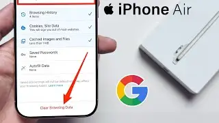 iPhone Air - Delete Chrome Browser Search History