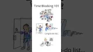 How to Be Productive with Time Blocking Technique #shorts