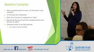 The JIT Compiler, V8 Engine and Some Nice Tricks That Are Good To Know - Tamar Twena Stern (Hebrew)