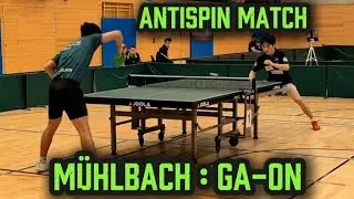 ANTISPIN AKTION🔄🏓 gegen Die Nr.2 der U19 Weltrangliste 🔥 | C.M&uuml;hlbach(2366) : K.Gaon(2434)