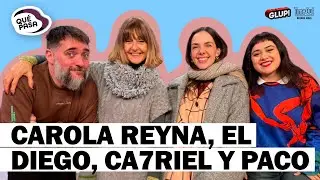 Vino CAROLA REYNA y hablamos de TODO en QU&Eacute; PASA 😍 Con Juli Nair Calvo, Matzorama y Lady Brillantina