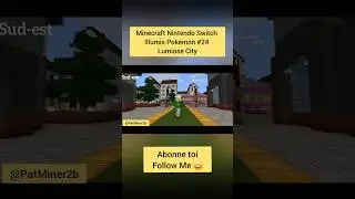 Minecraft Nintendo Switch Illumis Pok&eacute;mon #24 Lumiose City ##minecraft #pokemon #nintendoswitch