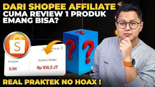 CUMA REVIEW 1 PRODUK DI SHOPEE AFFILIATE? EMANG BISA? PENGALAMAN PRIBADI !