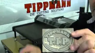 Tippman Electric die cutting press used an an Embossing machine
