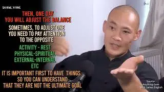 Shi Heng Yi teaches on strict planning.