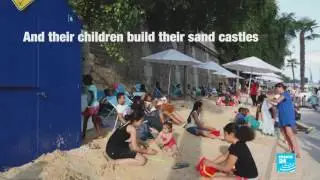 Paris plages: not just for getting tan!