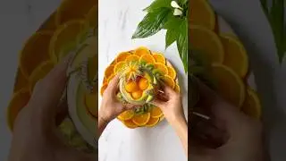 This Melon Carving Looks So Good 🍊✨ #inspobyrio #shortvideo