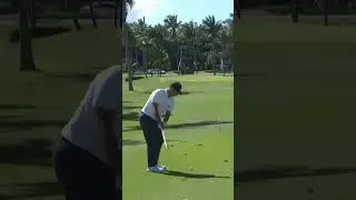 Steven Fisk Wedge Swing Down the Line 2025 #pgatour #golf #golfswing #stevenfisk