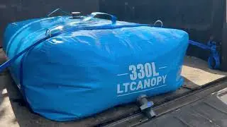 Water Storage Bladder，Large Capacity Water Bladder Tanks, Rectangular Blue  for Camping