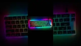 Womier K66 Lightshow (short version). Awesome RGB effects! #shorts