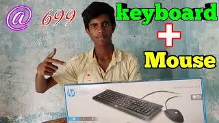 Hp keyboard and mouse @699 | unboxing & review | best mouse & keyboard under 700 on 2019 |