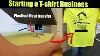 Starting a T-shirt Business with Plastisol Heat transfer