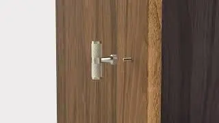 Pushka Home | Cabinet Door T Bar Door Handles - Knurled | Installation Walkthrough