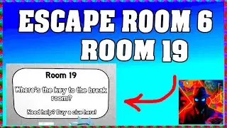ROOM 19 ESCAPE ROOM 6 Walkthrough [by WreckItVerse] [English] [Roblox] [Code / Codes]