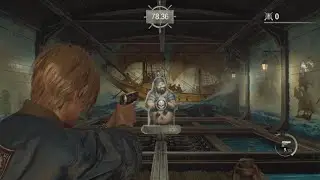 Resident Evil 4 Remake - Shooting Gallery 1-C 100% (All Metal Skulls/ S Rank)