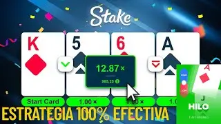 ✅COMO GANAR AL JUEGO HILO EN STAKE ESTRATEGIA💥 100% PARA GANAR🚀