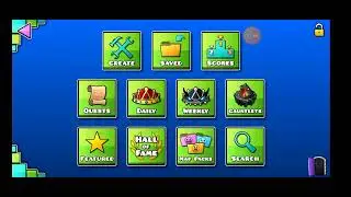 я играю в geometry dash (мод вс&euml; открыто)