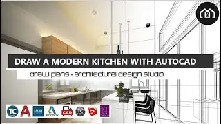 How To Design Modern Kitchens | CAD Kitchen Design | AutoCAD | TurboCAD