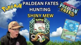 Opening Paldean Fates Shiny Mew Hunting..!