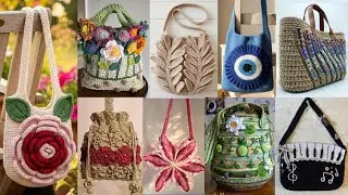 Sublimely handcrafted 3D Flower pattern ideas For Crochet Bags 2026 | Cozy crossbody Purse & bags 