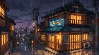 80’s & 1990 Rainy Nights 🌧️ Lofi Hip Hop Chill Beats for Relax, Study & Sleep