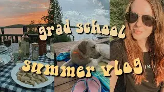 A PhD Summer Vlog | Applying for a Research Assistant Job, Dissertation Proposal Work & Cottage Life