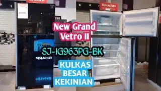 REVIEW KULKAS TERBAIK BESAR SHARP SJ-IG963PG-BK NEW GRAND VETRO II #review #sharp