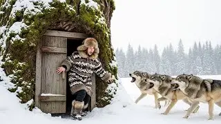 20-Year-Old Russian Girl Lives Inside a Tree and Survives a Wolf Attack