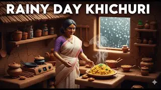 Miniature Cooking: Traditional Village Khichuri & Egg Fry on a Rainy Dayi || The Miniature Lifestyle